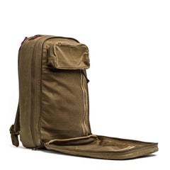 Double Compartment Bullet Ruck - Heritage Waxed Canvas - 18L