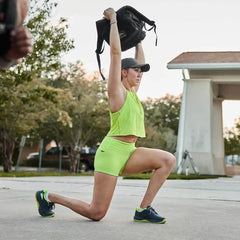 Women's Ballistic Trainers - Wolf Grey + Acid Lime